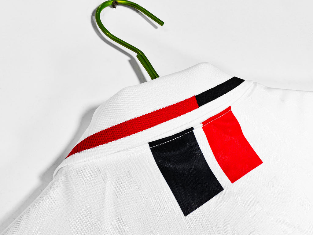 1995-96 AC Milan Away Retro Vintage Football Jersey - Lotto Opel Scudetto Edition