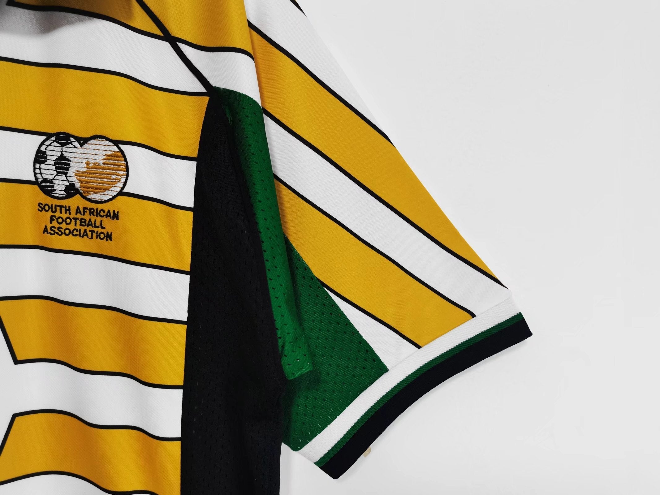 1998 South Africa Home World Cup Retro Vintage Football Jersey - Kappa Bafana Bafana Edition