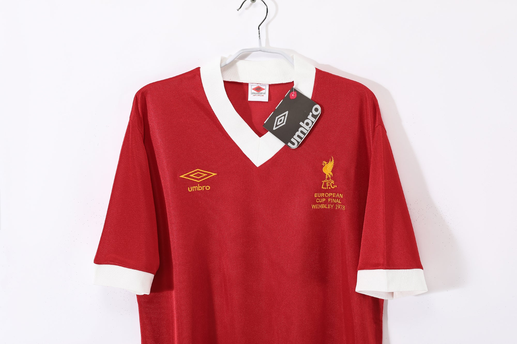 1978 Liverpool Home European Cup Final Retro Vintage Football Jersey - Wembley Edition