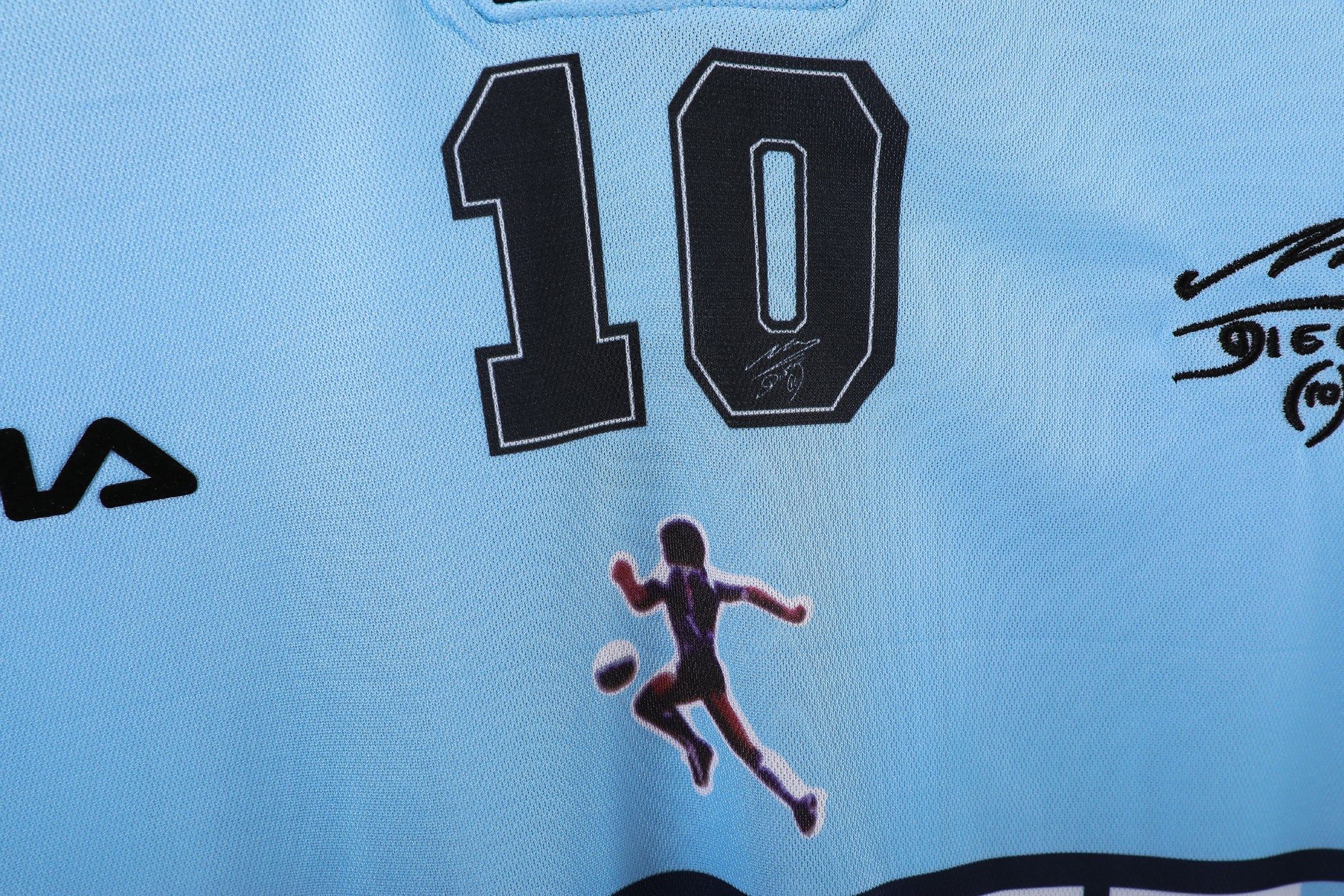 2001 Diego Maradona Testimonial Retro Vintage Football Jersey - Fila Argentina Tribute Edition