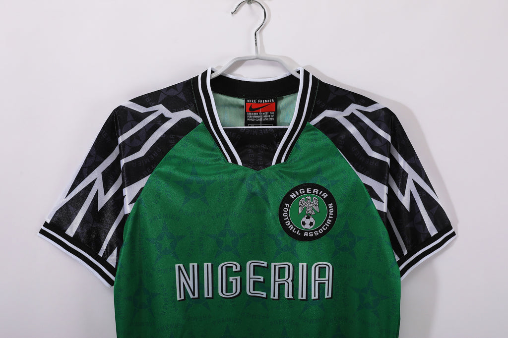 1995-96 Nigeria Home Retro Vintage Football Jersey - Nike Premier Super Eagles Edition