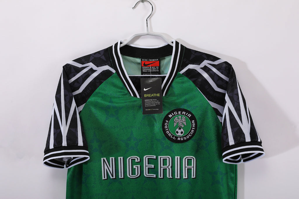 1995-96 Nigeria Home Retro Vintage Football Jersey - Nike Premier Super Eagles Edition