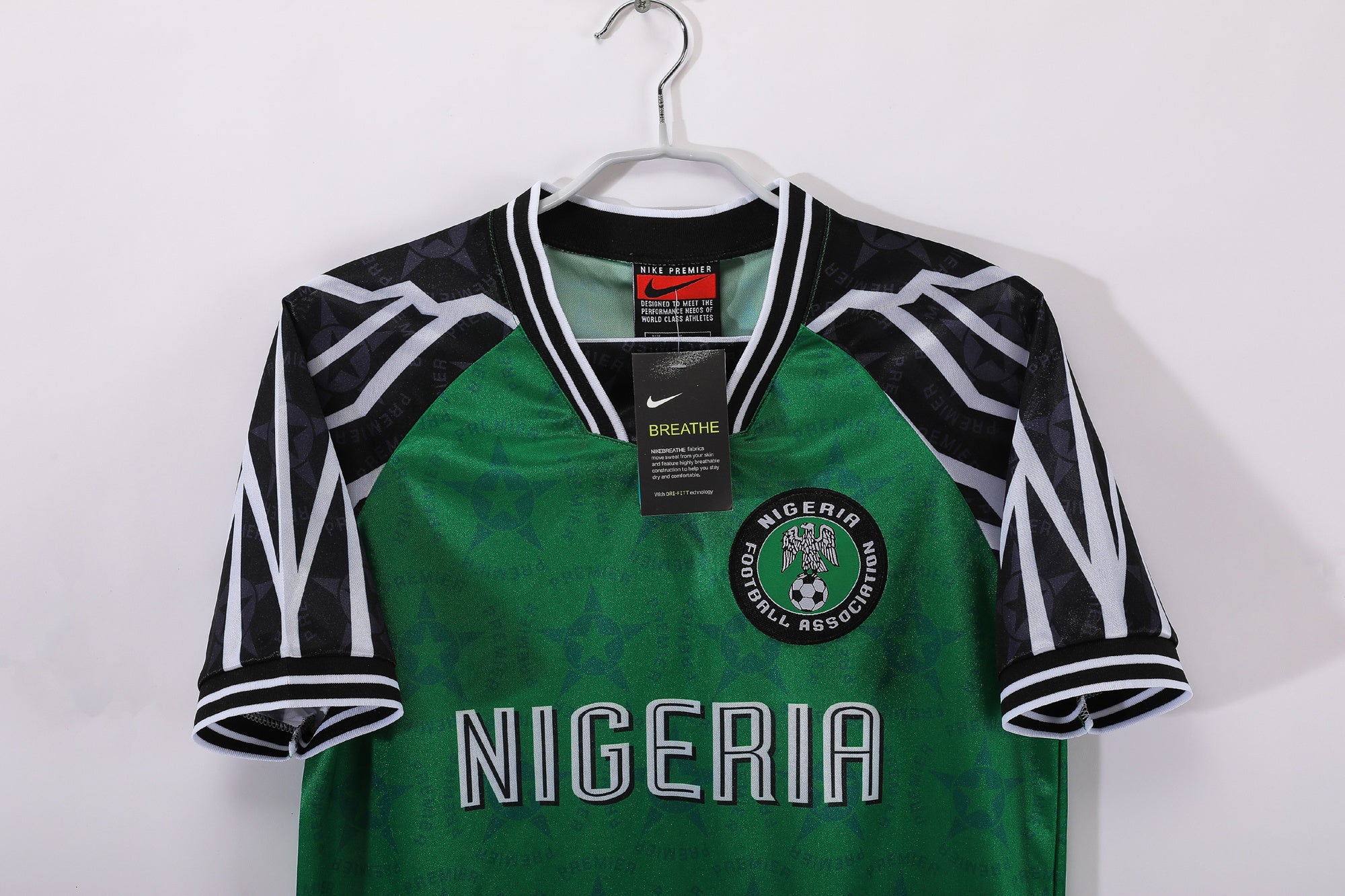 1995-96 Nigeria Home Retro Vintage Football Jersey - Nike Premier Super Eagles Edition
