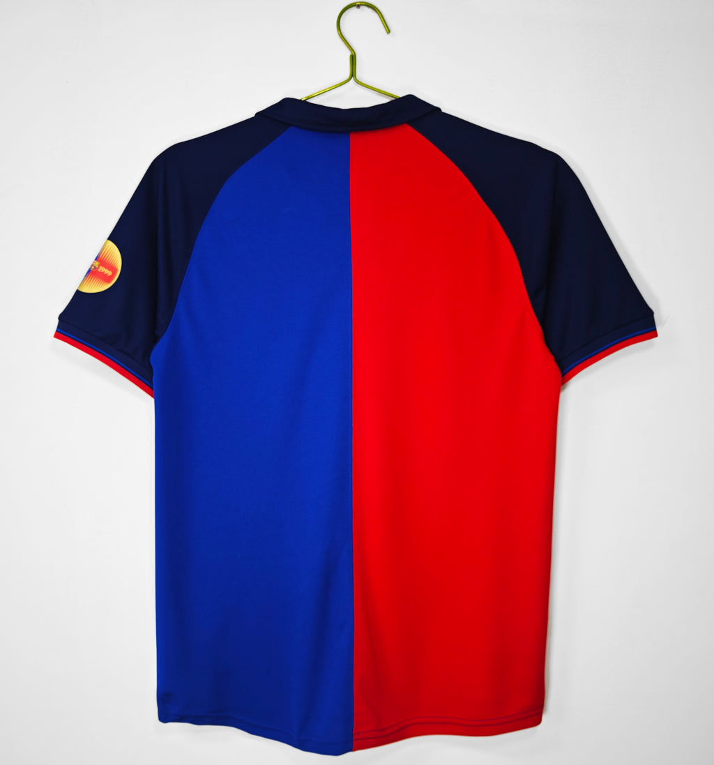 1999-00 FC Barcelona Centenary (Player Issue V-Neck Variant): The Match-Spec Grail