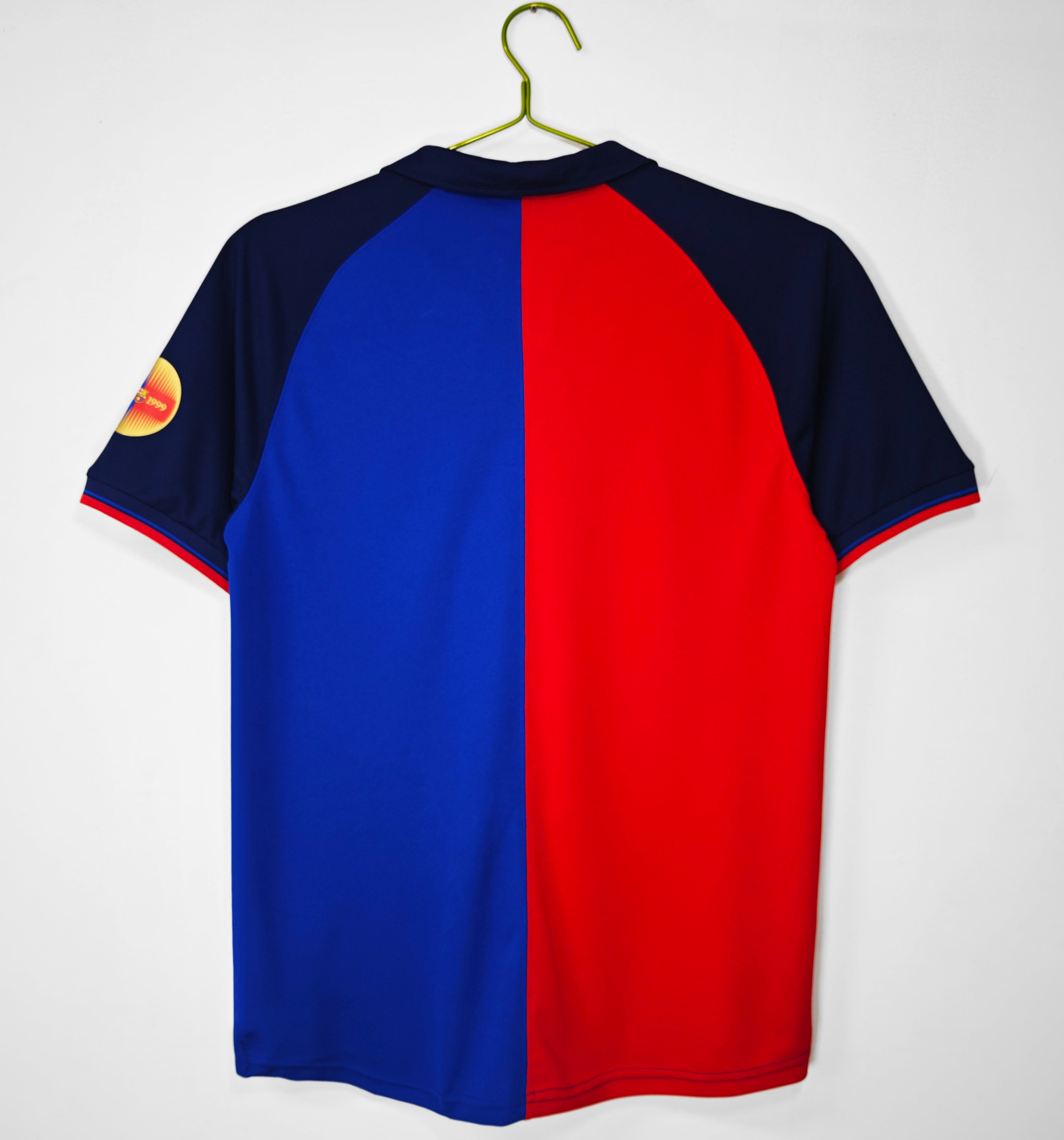 1999-00 FC Barcelona Centenary (Player Issue V-Neck Variant): The Match-Spec Grail