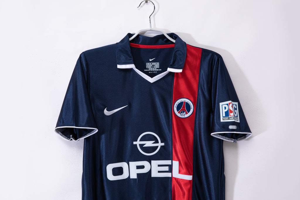 1998-99 Paris Saint-Germain PSG Home Retro Vintage Football Jersey - Nike Opel Era