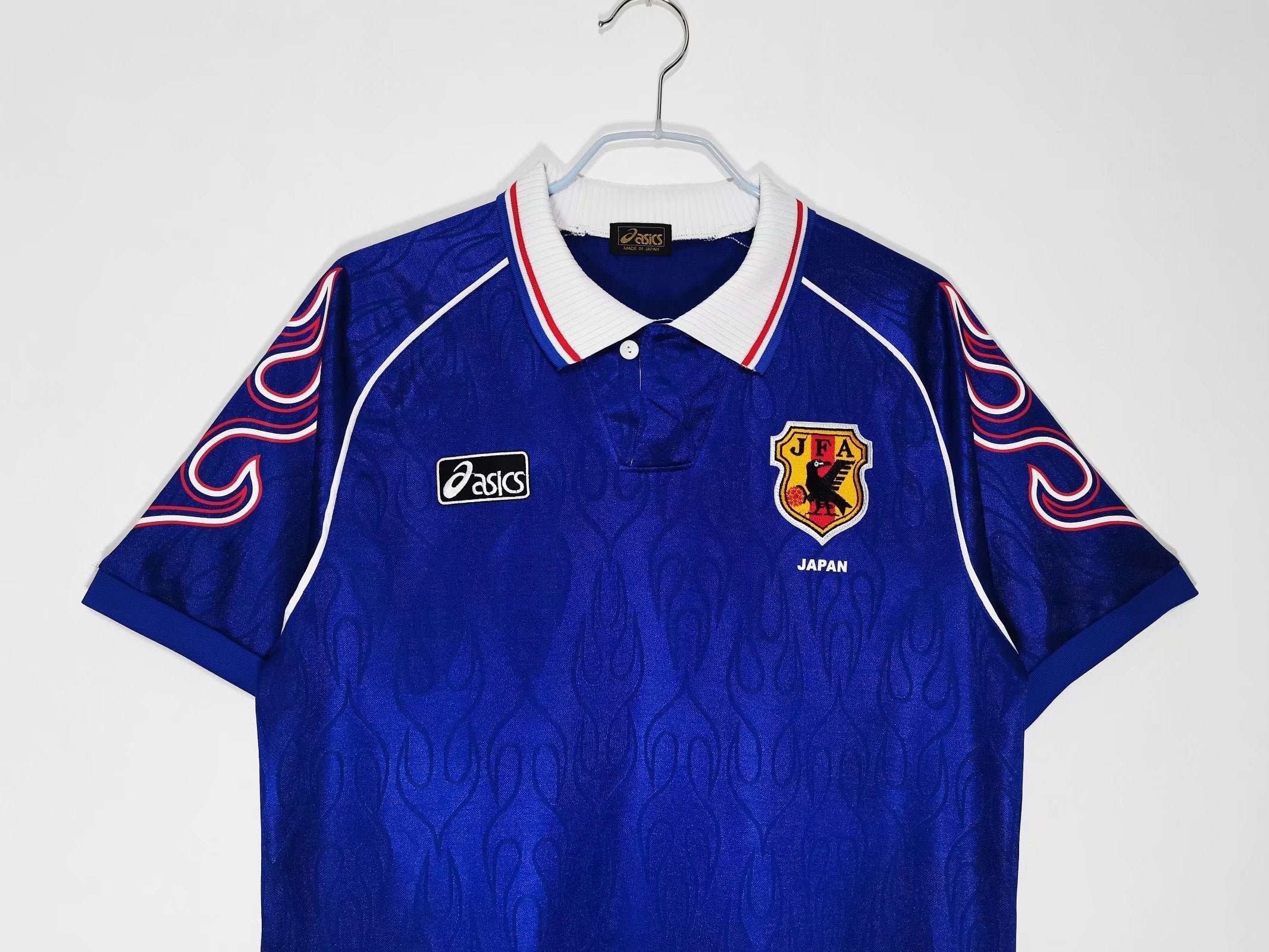 1998 Japan Home: The "Great Wave" Flame Icon