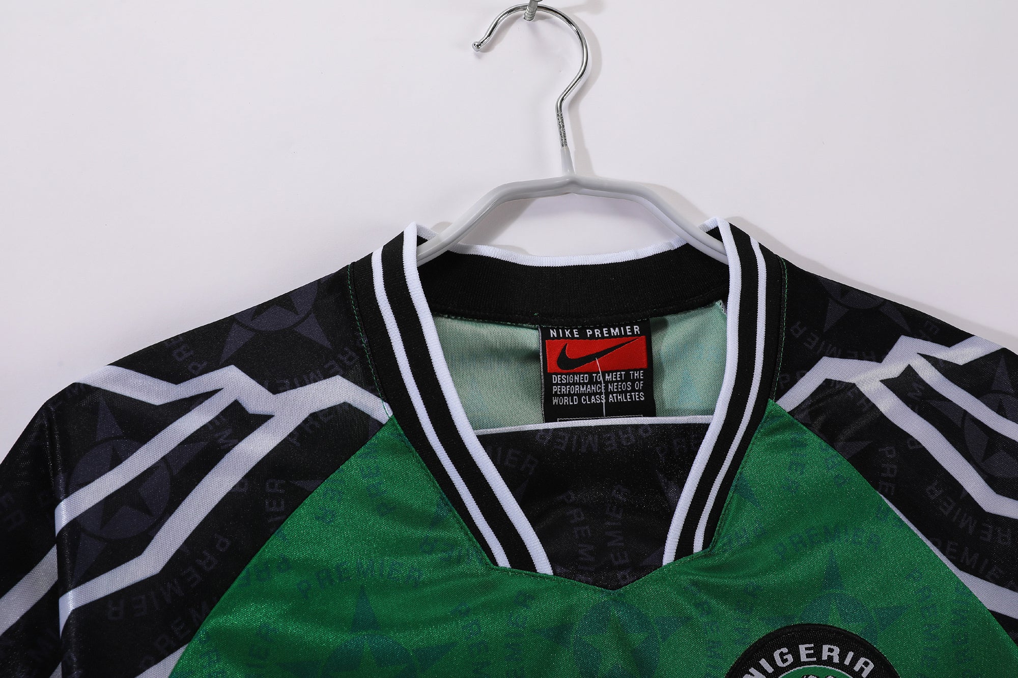 1995-96 Nigeria Home Retro Vintage Football Jersey - Nike Premier Super Eagles Edition