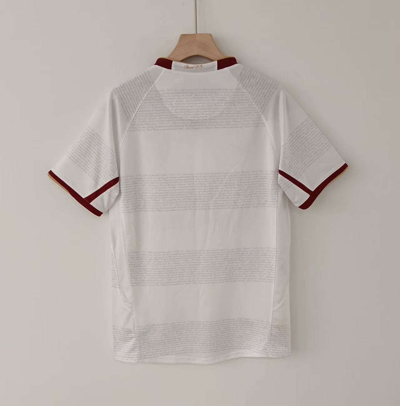 2007-08 Arsenal Away Retro Vintage Football Jersey - Nike Fly Emirates Redcurrant