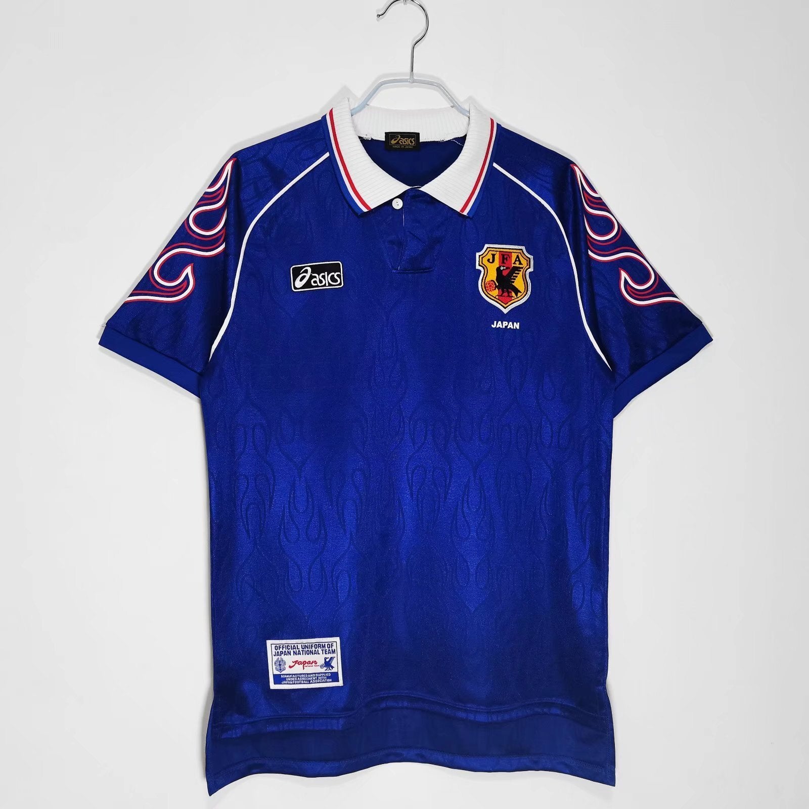 1998 Japan Home: The "Great Wave" Flame Icon
