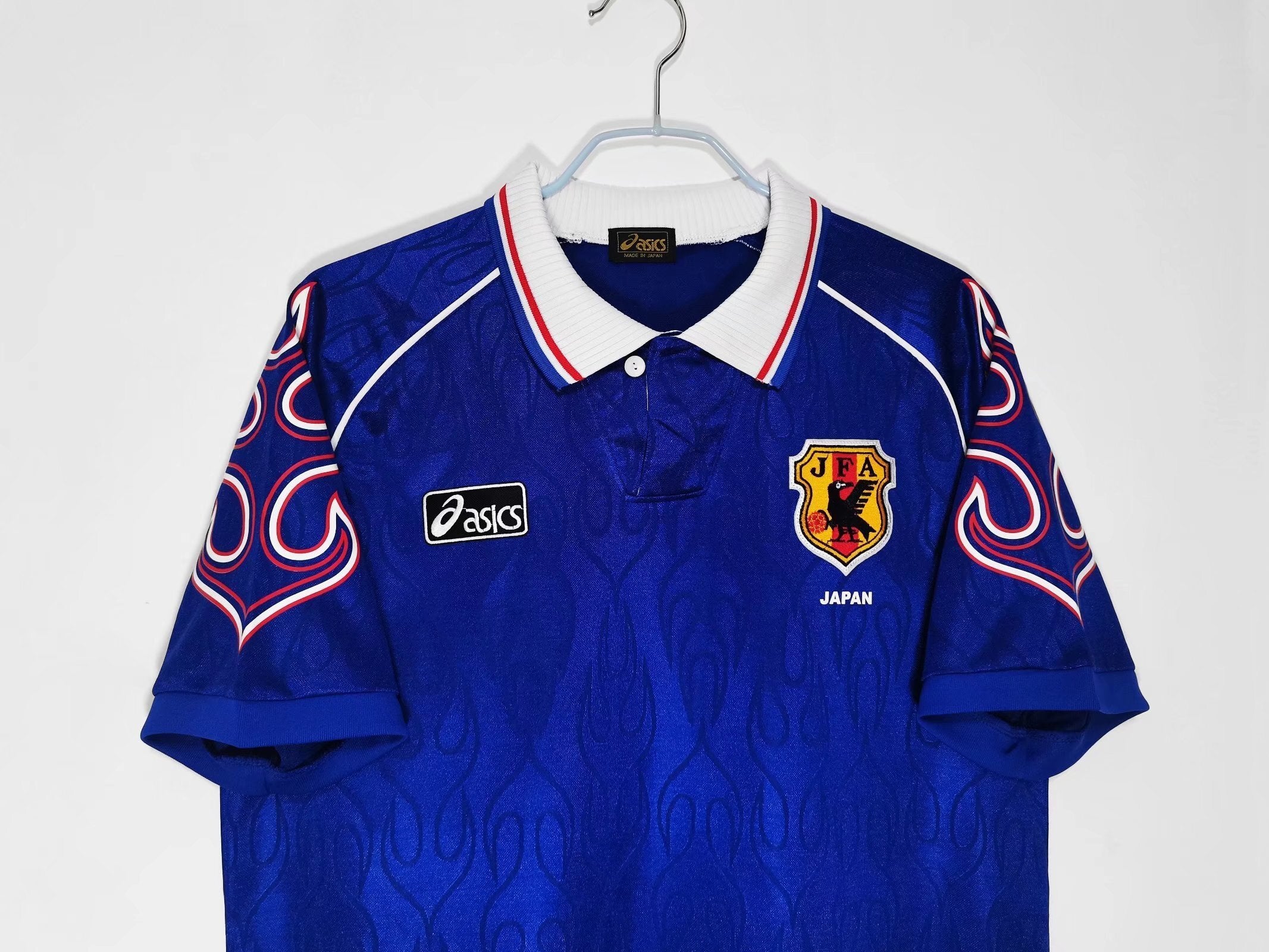 1998 Japan Home: The "Great Wave" Flame Icon
