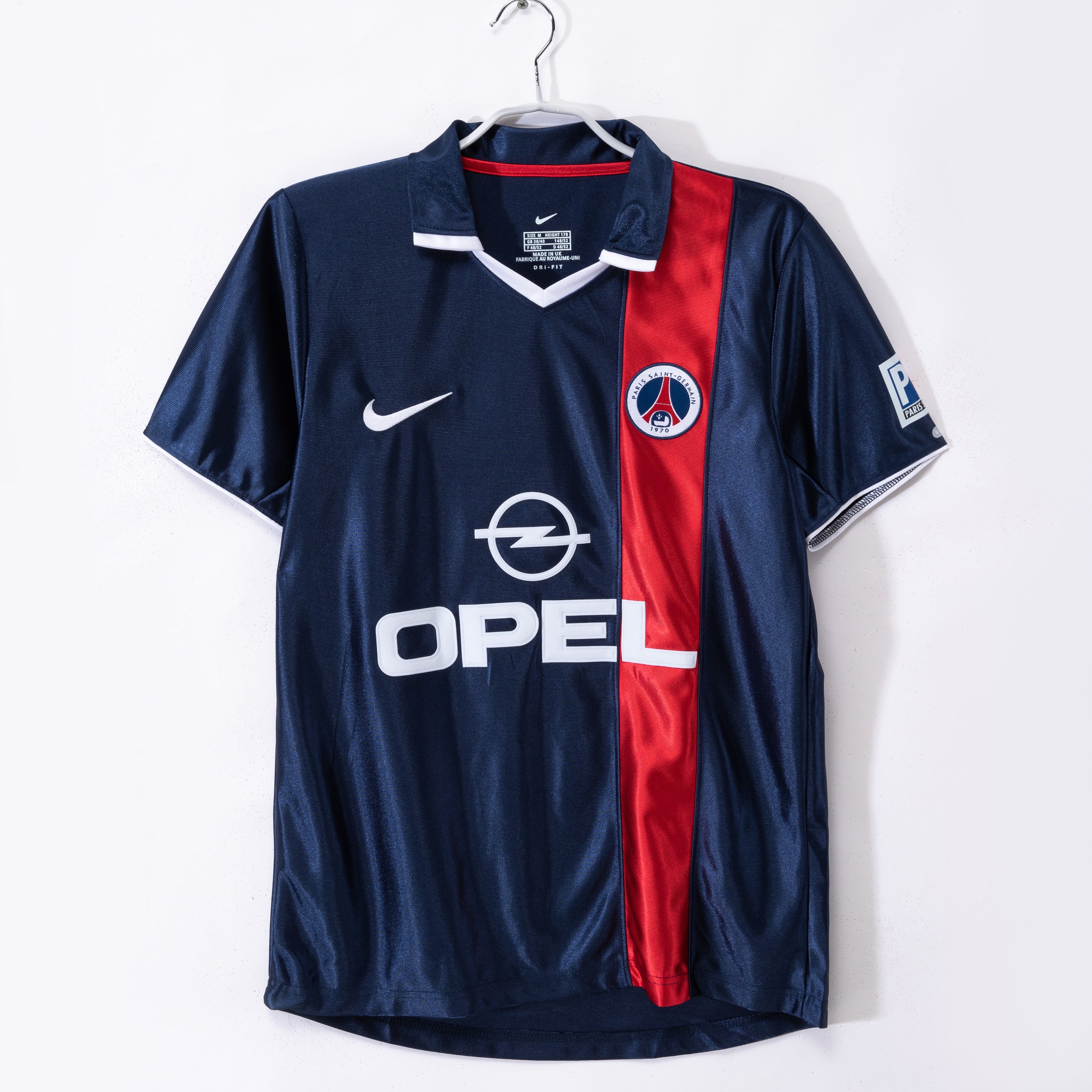 1998-99 Paris Saint-Germain PSG Home Retro Vintage Football Jersey - Nike Opel Era