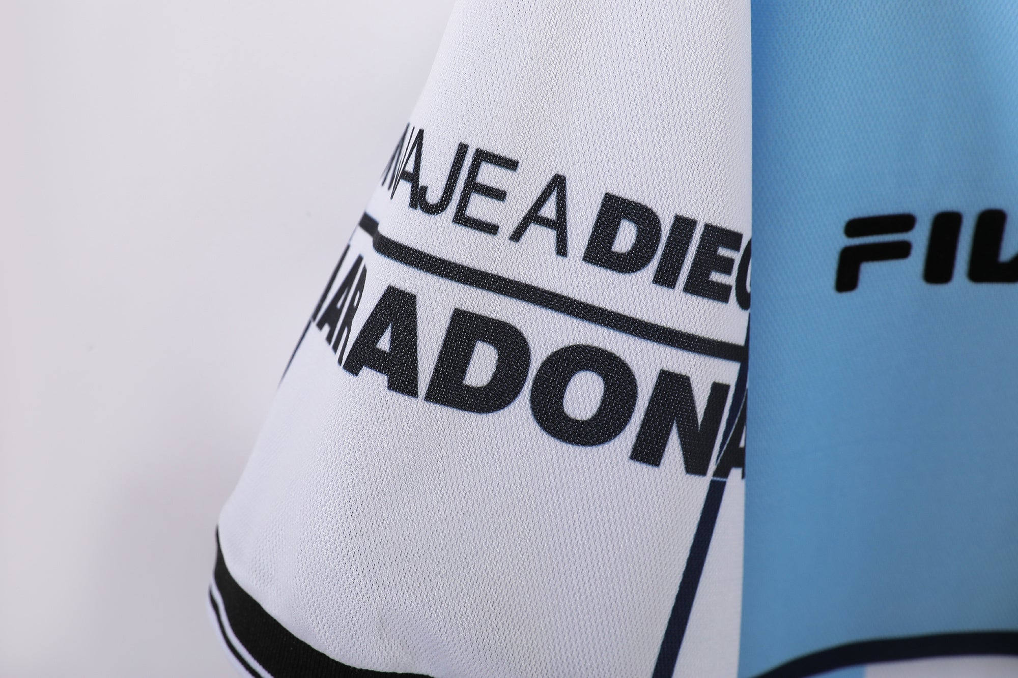 2001 Diego Maradona Testimonial Retro Vintage Football Jersey - Fila Argentina Tribute Edition
