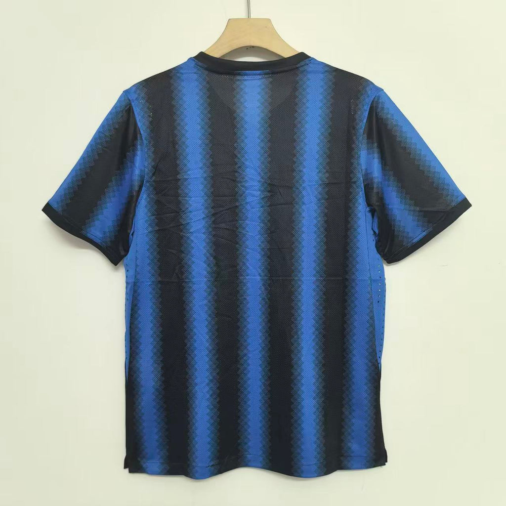 2010-11 Inter Milan Home Retro Football Jersey - Nike Pirelli Zig-Zag Edition