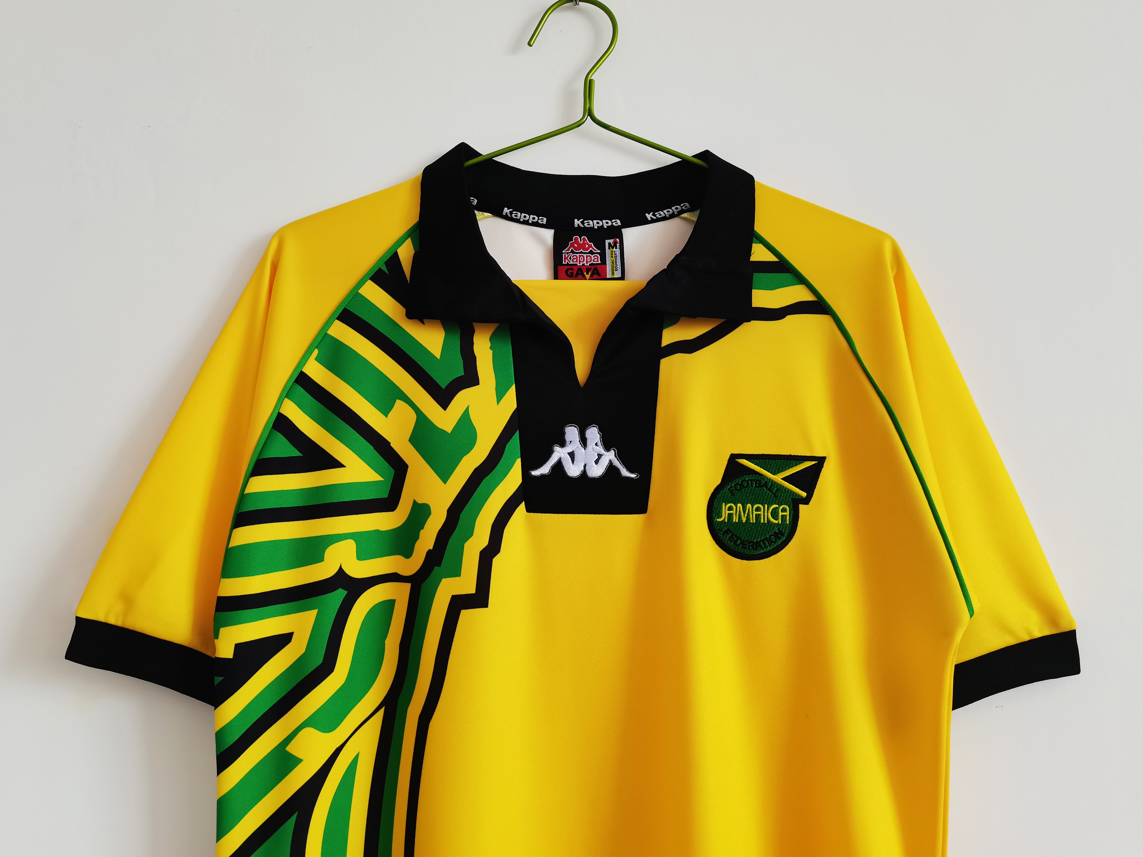 1998 Jamaica Home World Cup Retro Vintage Football Jersey - Kappa Reggae Boyz Edition