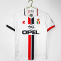 1995-96 AC Milan Away Retro Vintage Football Jersey - Lotto Opel Scudetto Edition