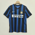 2010-11 Inter Milan Home Retro Football Jersey - Nike Pirelli Zig-Zag Edition